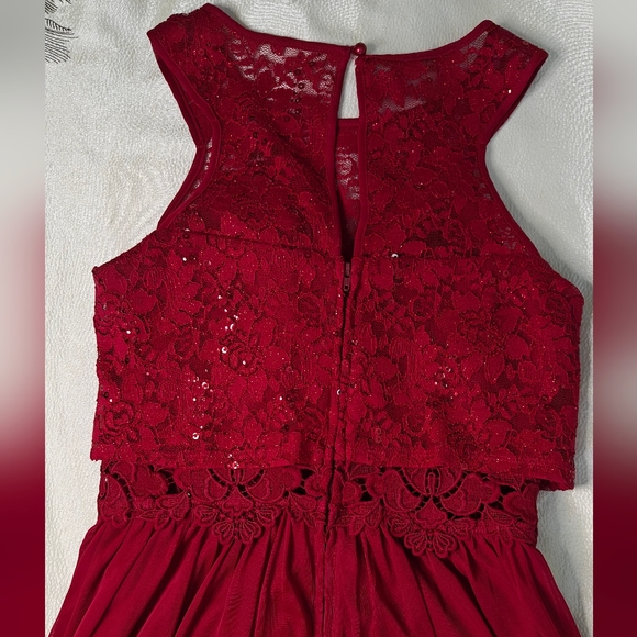 JcPenny By&By Wine Red Dress - Picture 5 of 6